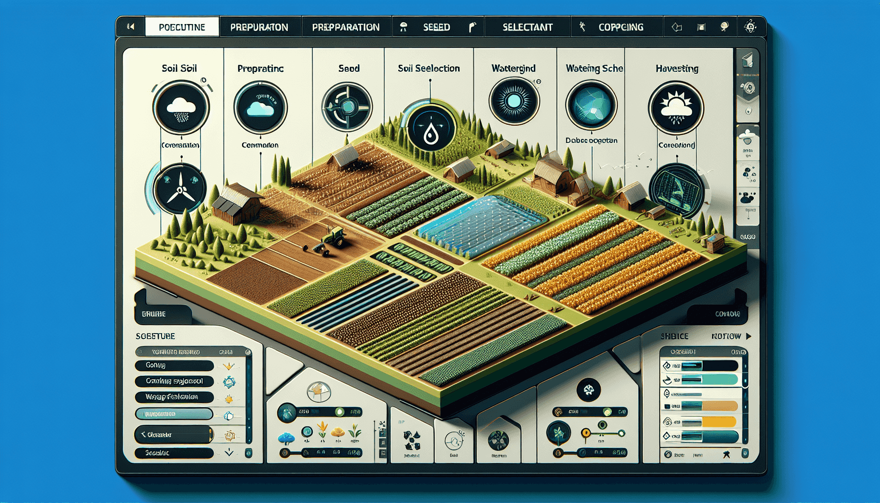 CluckVR user interface